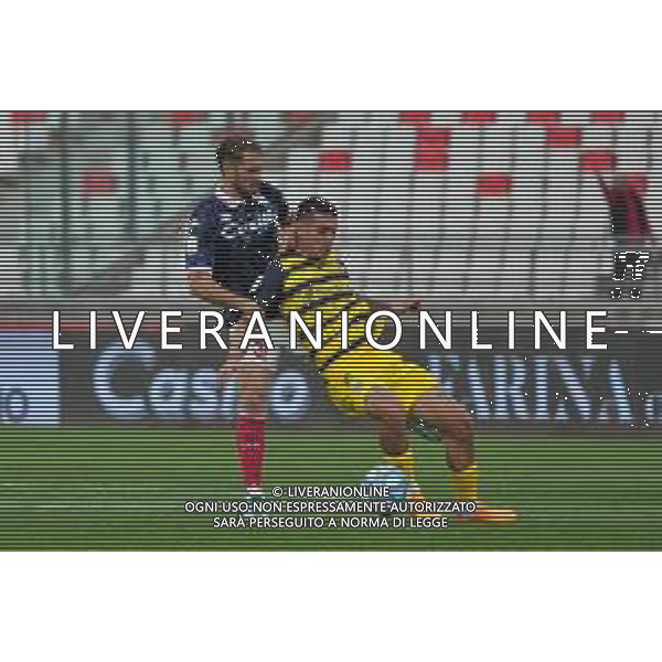 TVEM Anthony Partipilo of Parma Calcio in action against Giacomo Ricci of SSC Bari during the Italian Serie B match SSC Bari vs Parma on May 01, 2024 at the San Nicola stadium in Bari, Italy. Photo by Emmanuele Mastrodonato/agenzia Aldo Liverani sas/ AGENZIA ALDO LIVERANI SAS