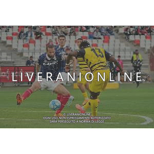 TVEM Ange-Yoan Bonny of Parma Calcio scores a goal of 0-1 during the Italian Serie B match SSC Bari vs Parma on May 01, 2024 at the San Nicola stadium in Bari, Italy. Photo by Emmanuele Mastrodonato/agenzia Aldo Liverani sas/ AGENZIA ALDO LIVERANI SAS