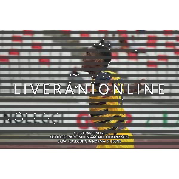 TVEM Ange-Yoan Bonny of Parma Calcio celebrates after scoring a goal during the Italian Serie B match SSC Bari vs Parma on May 01, 2024 at the San Nicola stadium in Bari, Italy. Photo by Emmanuele Mastrodonato/agenzia Aldo Liverani sas/ AGENZIA ALDO LIVERANI SAS