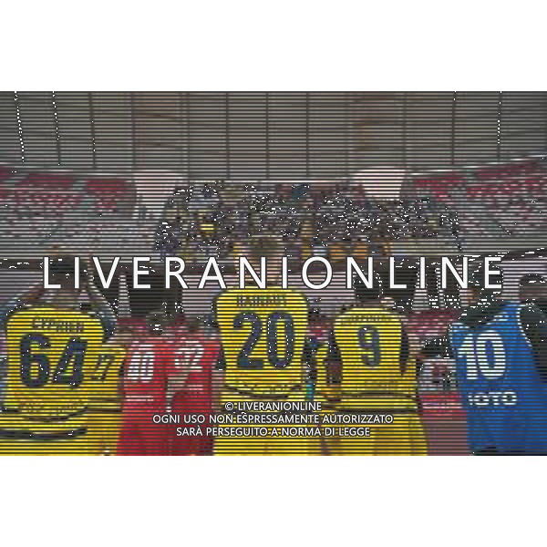 Players of Parma Calcio celebrates the victory during the Italian Serie B match SSC Bari vs Parma on May 01, 2024 at the San Nicola stadium in Bari, Italy. Photo by Emmanuele Mastrodonato/agenzia Aldo Liverani sas/ AGENZIA ALDO LIVERANI SAS