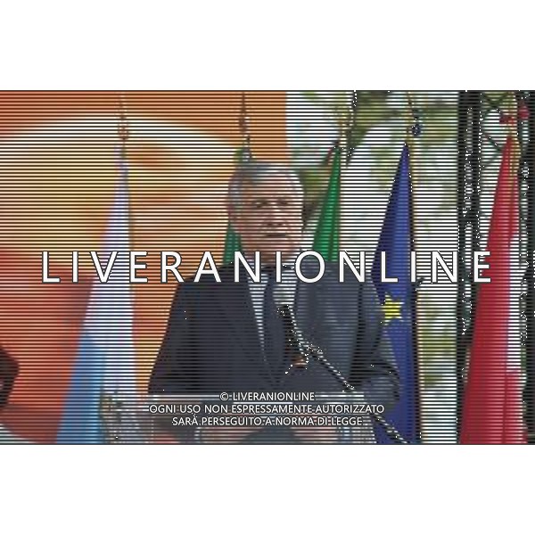 IMOLA 01 05 2024 AUTODROMO ENZO E DINO FERRARI 30∞ANNIVERSARIO DELLA MORTE DI AYRTON SENNA PILOTA FORMULA 1 NELLA FOTO MINISTRO DEGLI ESTERI ANTONIO TAJANI ©SANNA / AGENZIA ALDO LIVERANI SAS