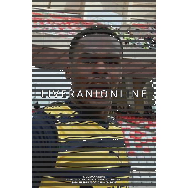TVEM Ange-Yoan Bonny of Parma Calcio celebrates after scoring a goal during the Italian Serie B match SSC Bari vs Parma on May 01, 2024 at the San Nicola stadium in Bari, Italy. Photo by Emmanuele Mastrodonato/agenzia Aldo Liverani sas / AGENZIA ALDO LIVERANI SAS