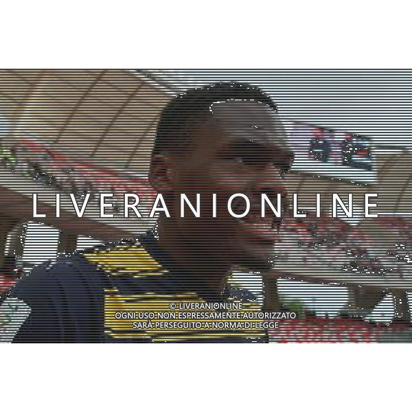 TVEM Ange-Yoan Bonny of Parma Calcio celebrates after scoring a goal during the Italian Serie B match SSC Bari vs Parma on May 01, 2024 at the San Nicola stadium in Bari, Italy. Photo by Emmanuele Mastrodonato/agenzia Aldo Liverani sas / AGENZIA ALDO LIVERANI SAS