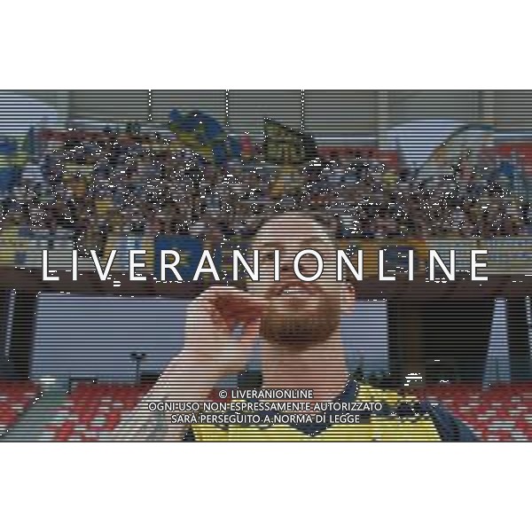 TVEM Cristian Ansaldi of Parma Calcio are celebrating their mathematical promotion to Serie A at the end of the Serie B match on the SSC Bari field in Bari, Italy, on May 1, 2024. Photo by Emmanuele Mastrodonato/agenzia Aldo Liverani sas / AGENZIA ALDO LIVERANI SAS
