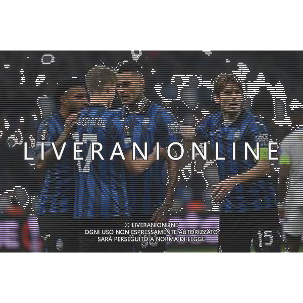 TVRG Olympique Marsiglia vs Atalanta nella foto esultanza Atalanta dopo il gol dell\'1 a 0 Marsiglia (FRA) 02-05-2024 Stadio Velodrome UEFA Europa League - semifinale gara di andata foto Roberto Garavaglia/Agenzia Aldo Liverani sas/ AGENZIA ALDO LIVERANI SAS