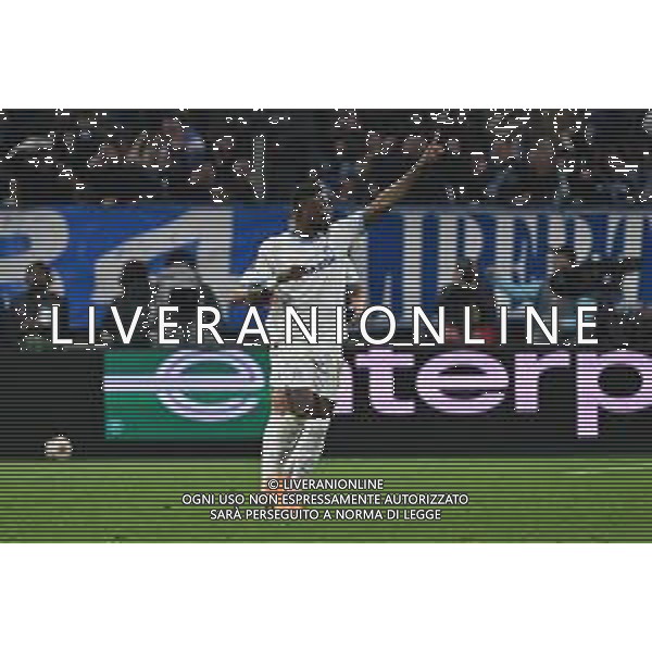 TVRG Olympique Marsiglia vs Atalanta nella foto Chancel Mbemba (Olympique Marsiglia) esulta dopo il gol dell\'1 a 1 Marsiglia (FRA) 02-05-2024 Stadio Velodrome UEFA Europa League - semifinale gara di andata foto Roberto Garavaglia/Agenzia Aldo Liverani sas/ AGENZIA ALDO LIVERANI SAS