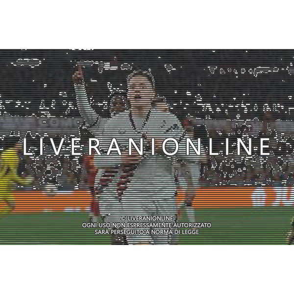 Roma vs Bayer Leverkusen - Europa League Semifinale - Gara di andata - Stadio Olimpico - Roma 02-05-2024 nella foto Esultanza Wirtz dopo il gol ©Federico Gaetano / AGENZIA ALDO LIVERANI SAS