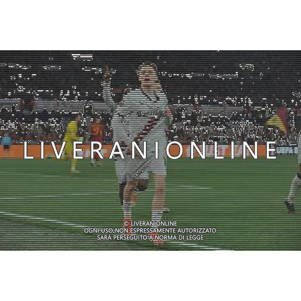 Roma vs Bayer Leverkusen - Europa League Semifinale - Gara di andata - Stadio Olimpico - Roma 02-05-2024 nella foto Esultanza Wirtz dopo il gol ©Federico Gaetano / AGENZIA ALDO LIVERANI SAS