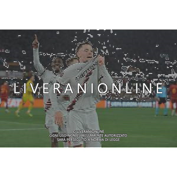 Roma vs Bayer Leverkusen - Europa League Semifinale - Gara di andata - Stadio Olimpico - Roma 02-05-2024 nella foto Esultanza Wirtz dopo il gol ©Federico Gaetano / AGENZIA ALDO LIVERANI SAS