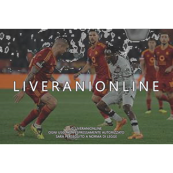 Roma vs Bayer Leverkusen - Europa League Semifinale - Gara di andata - Stadio Olimpico - Roma 02-05-2024 nella foto Mancini e Frimpong ©Federico Gaetano / AGENZIA ALDO LIVERANI SAS
