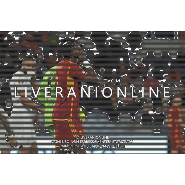 Roma vs Bayer Leverkusen - Europa League Semifinale - Gara di andata - Stadio Olimpico - Roma 02-05-2024 nella foto Delusione Abraham ©Federico Gaetano / AGENZIA ALDO LIVERANI SAS