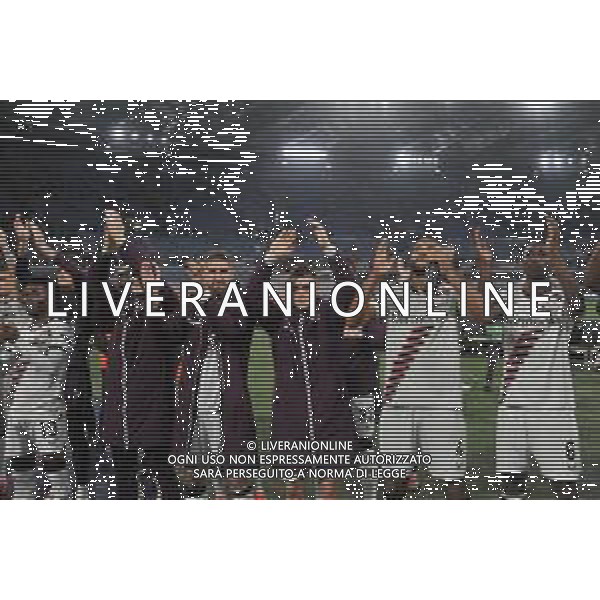Roma vs Bayer Leverkusen - Europa League Semifinale - Gara di andata - Stadio Olimpico - Roma 02-05-2024 nella foto Esultanza finale Bayer Leverkusen ©Federico Gaetano / AGENZIA ALDO LIVERANI SAS