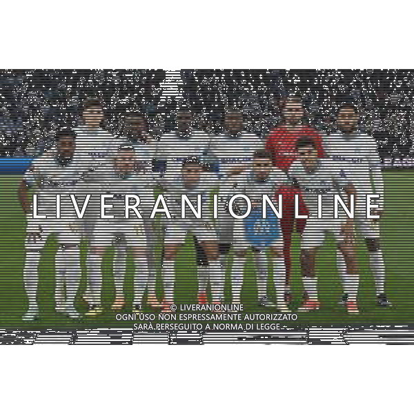 TVRG Olympique Marsiglia vs Atalanta nella foto formazione Olympique Marsiglia, in piedi da Sx Leonardo Balerdi, Chancel Mbemba, Ismaila Sarr, Geoffrey Kondogbia, Pau Lopez e Pierre-Emerick Aubameyang; in basso da SX Michael Murillo, Jordan Veretout, Amine Harit, Jonathan Clauss e Luis Henrique Farinhas Taffner Marsiglia (FRA) 02-05-2024 Stadio Velodrome UEFA Europa League - semifinale gara di andata foto Roberto Garavaglia/Agenzia Aldo Liverani sas/ AGENZIA ALDO LIVERANI SAS