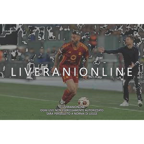 Roma vs Bayer Leverkusen - Europa League Semifinale - Gara di andata - Stadio Olimpico - Roma 02-05-2024 nella foto Leonardo Spinazzola ©Federico Gaetano / AGENZIA ALDO LIVERANI SAS