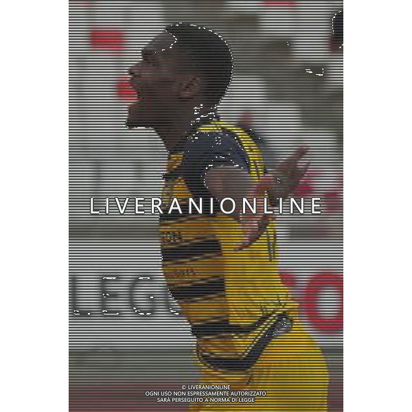 TVEM Ange-Yoan Bonny of Parma Calcio celebrates after scoring a goal during the Italian Serie B match SSC Bari vs Parma on May 01, 2024 at the San Nicola stadium in Bari, Italy. Photo by Emmanuele Mastrodonato/agenzia Aldo Liverani sas / AGENZIA ALDO LIVERANI SAS