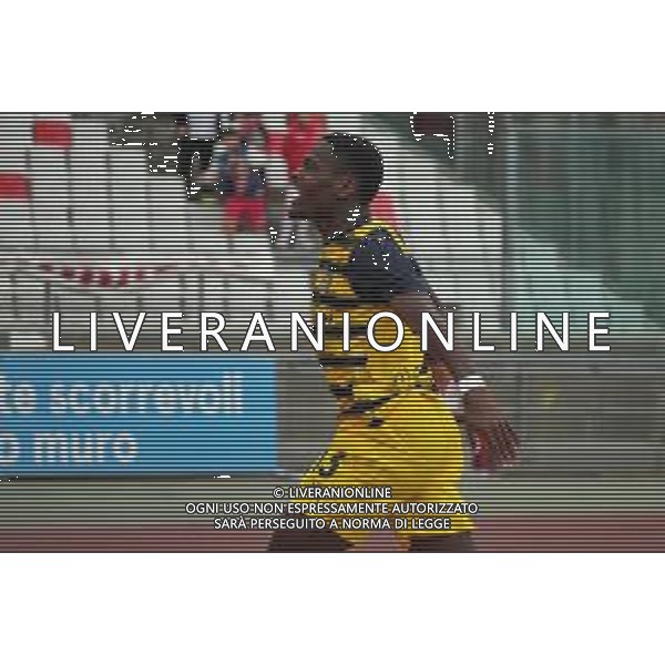 TVEM Ange-Yoan Bonny of Parma Calcio celebrates after scoring a goal during the Italian Serie B match SSC Bari vs Parma on May 01, 2024 at the San Nicola stadium in Bari, Italy. Photo by Emmanuele Mastrodonato/agenzia Aldo Liverani sas / AGENZIA ALDO LIVERANI SAS