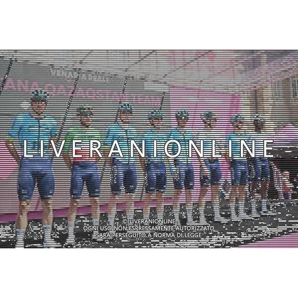 04-05-2024 Giro D\'italia; Tappa 01 Venaria Reale - Torino; 2024, Astana Qazaqstan; Velasco, Simone; Lutsenko, Alexey; Venaria Reale; ©SIROTTI /AGENZIA ALDO LIVERANI SAS