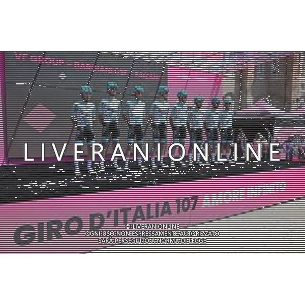 04-05-2024 Giro D\'italia; Tappa 01 Venaria Reale - Torino; 2024, Vf Group - Bardiani Csf Faizane; Venaria Reale; ©SIROTTI /AGENZIA ALDO LIVERANI SAS
