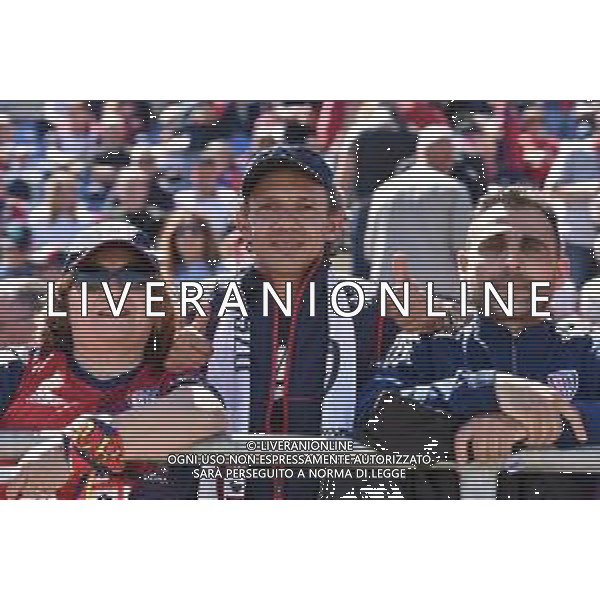 5-5-2024. Cagliari calcio-U.S. Lecce 35° giornata campionato calcio italiano Serie A 2023/2024, stadio Unipol Domus Cagliari. Foto Salvatore Moi/Agenzia Aldo Liverani s.as. Nella foto:Tifosi del Cagliari in casa, nella curva sud dello stadio Unipol Domus di Cagliari ©MOI SALVATORE / AGENZIA ALDO LIVERANI SAS