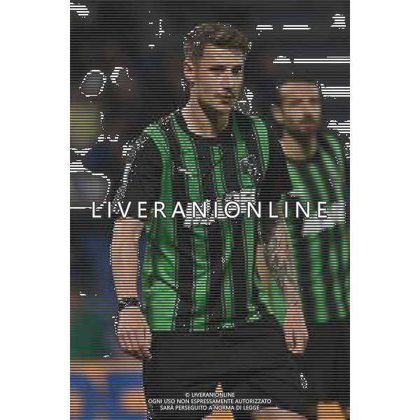 Sassuolo vs Inter nella foto Andrea Pinamonti (Sassuolo) Reggio Emilia 04-05-2024 Mapei Stadium - Stadio Città del Tricolore Campionato Serie A TIM - 35a giornata foto Roberto Garavaglia/Agenzia Aldo Liverani sas/ AGENZIA ALDO LIVERANI SAS