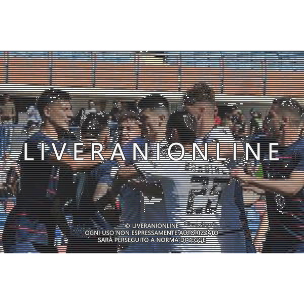 Cosenza vs Spezia Campionato di calcio Serie BKT 2023/2024 - Stadio San Vito-Gigi Marulla Nella foto: Rissa Salvatore Esposito e Manuel Marras ©Andrea Rosito / AGENZIA ALDO LIVERANI SAS