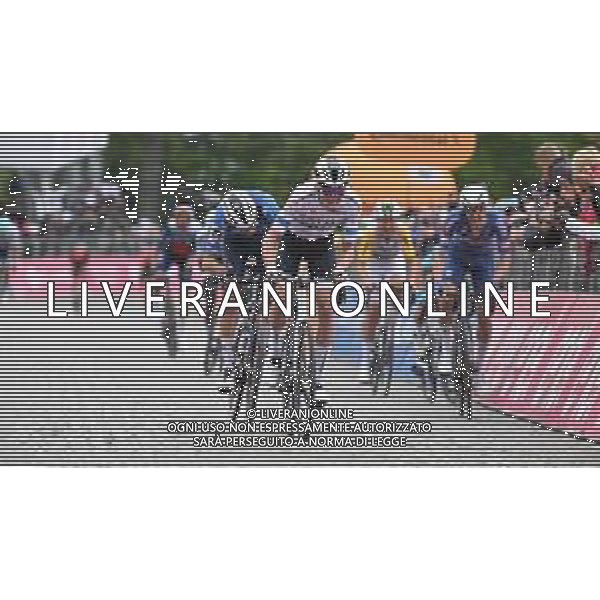 05-05-2024 Giro D\'italia; Tappa 02 San Francesco Al Campo - Oropa; 2024, Decathlon - Ag2r La Mondiale; Baudin, Alex; Oropa; ©SIROTTI / AGENZIA ALDO LIVERANI SAS