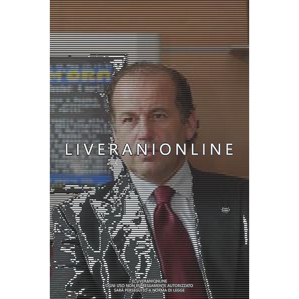 02-05-2005 MILANO INCONTRO CON LUCIANO ROSSI PRESIDENTE FEDERAZIONE TIRO A VOLO ALLA SEDE DELLA GAZZETTA DELLO SPORT NELLA FOTO LUCIANO ROSSI PRESIDENTE FEDERAZIONE TIRO A VOLO AG ALDO LIVERANI SAS