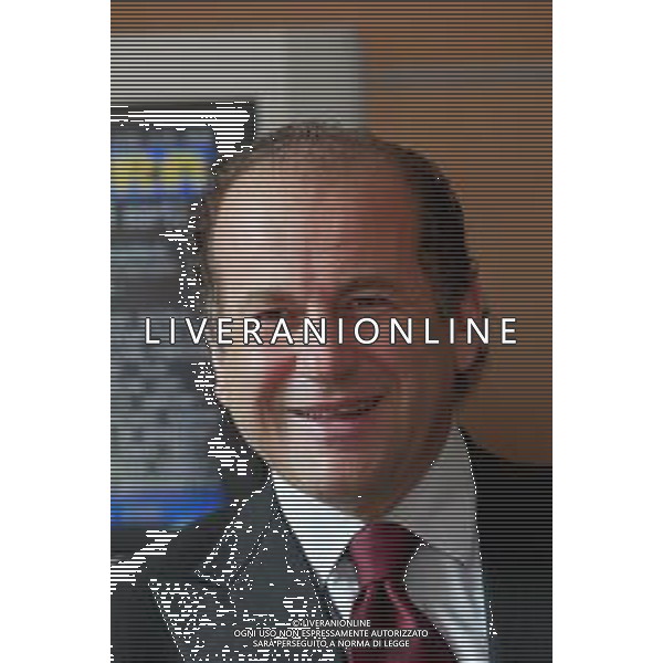 02-05-2005 MILANO INCONTRO CON LUCIANO ROSSI PRESIDENTE FEDERAZIONE TIRO A VOLO ALLA SEDE DELLA GAZZETTA DELLO SPORT NELLA FOTO LUCIANO ROSSI PRESIDENTE FEDERAZIONE TIRO A VOLO AG ALDO LIVERANI SAS