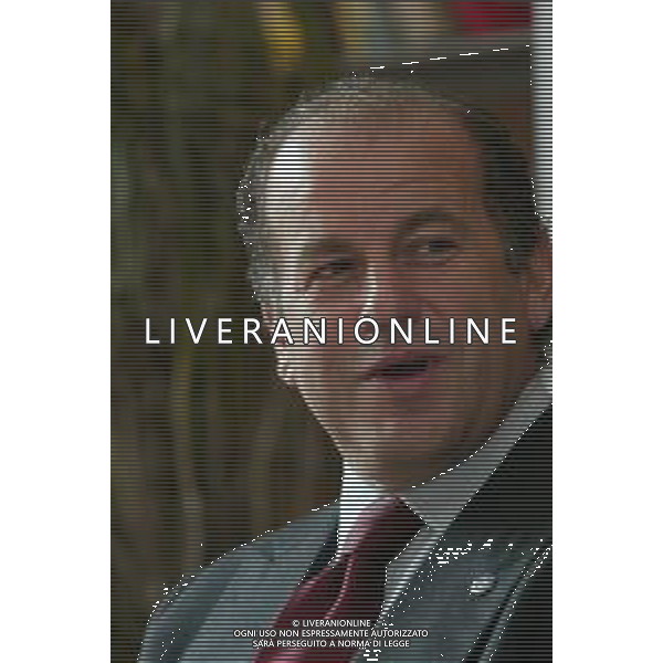 02-05-2005 MILANO INCONTRO CON LUCIANO ROSSI PRESIDENTE FEDERAZIONE TIRO A VOLO ALLA SEDE DELLA GAZZETTA DELLO SPORT NELLA FOTO LUCIANO ROSSI PRESIDENTE FEDERAZIONE TIRO A VOLO AG ALDO LIVERANI SAS