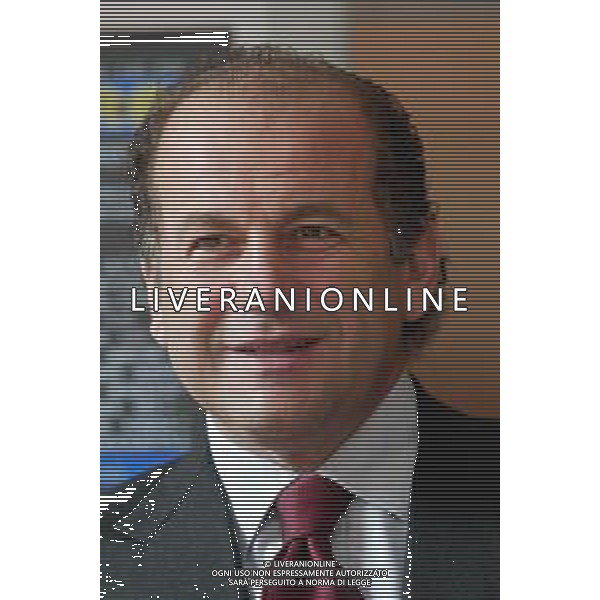 02-05-2005 MILANO INCONTRO CON LUCIANO ROSSI PRESIDENTE FEDERAZIONE TIRO A VOLO ALLA SEDE DELLA GAZZETTA DELLO SPORT NELLA FOTO LUCIANO ROSSI PRESIDENTE FEDERAZIONE TIRO A VOLO AG ALDO LIVERANI SAS