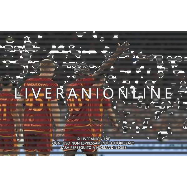 Roma vs Juventus - Campionato Serie A TIM - 35 giornata - Stadio Olimpico - Roma 05-05-2024 nella foto Esultanza dopo il gol di romelu Lukaku ©Federico Gaetano / AGENZIA ALDO LIVERANI SAS