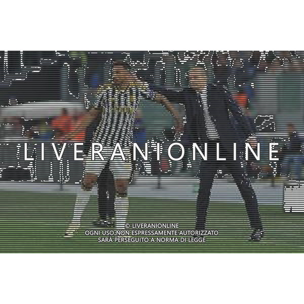 Roma vs Juventus - Campionato Serie A TIM - 35 giornata - Stadio Olimpico - Roma 05-05-2024 nella foto Danilo e Allegri massimiliano ©Federico Gaetano / AGENZIA ALDO LIVERANI SAS