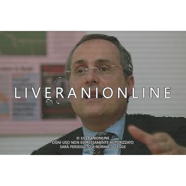 21-04-2005 MILANO REDAZIOE DELLA GAZZETTA DELLO SPORT OSPITE IL PRESIDENTE DELLA LAZIO CALCIO CLAUDIO LOTITO MELLA FOTO CLAUDIO LOTITO AG ALDO LIVERANI SAS
