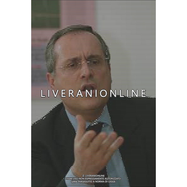 21-04-2005 MILANO REDAZIOE DELLA GAZZETTA DELLO SPORT OSPITE IL PRESIDENTE DELLA LAZIO CALCIO CLAUDIO LOTITO MELLA FOTO CLAUDIO LOTITO AG ALDO LIVERANI SAS