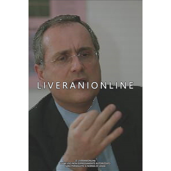 21-04-2005 MILANO REDAZIOE DELLA GAZZETTA DELLO SPORT OSPITE IL PRESIDENTE DELLA LAZIO CALCIO CLAUDIO LOTITO MELLA FOTO CLAUDIO LOTITO AG ALDO LIVERANI SAS