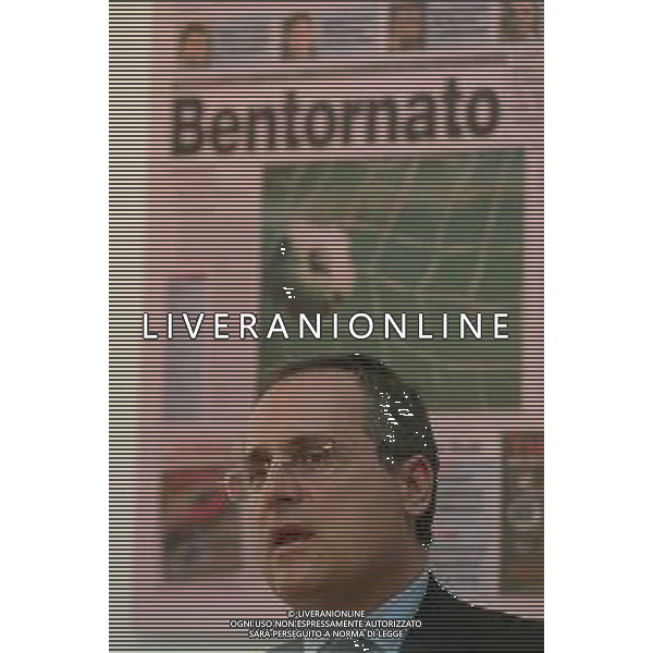 21-04-2005 MILANO REDAZIOE DELLA GAZZETTA DELLO SPORT OSPITE IL PRESIDENTE DELLA LAZIO CALCIO CLAUDIO LOTITO MELLA FOTO CLAUDIO LOTITO AG ALDO LIVERANI SAS