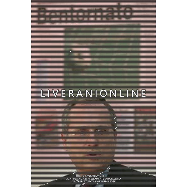21-04-2005 MILANO REDAZIOE DELLA GAZZETTA DELLO SPORT OSPITE IL PRESIDENTE DELLA LAZIO CALCIO CLAUDIO LOTITO MELLA FOTO CLAUDIO LOTITO AG ALDO LIVERANI SAS