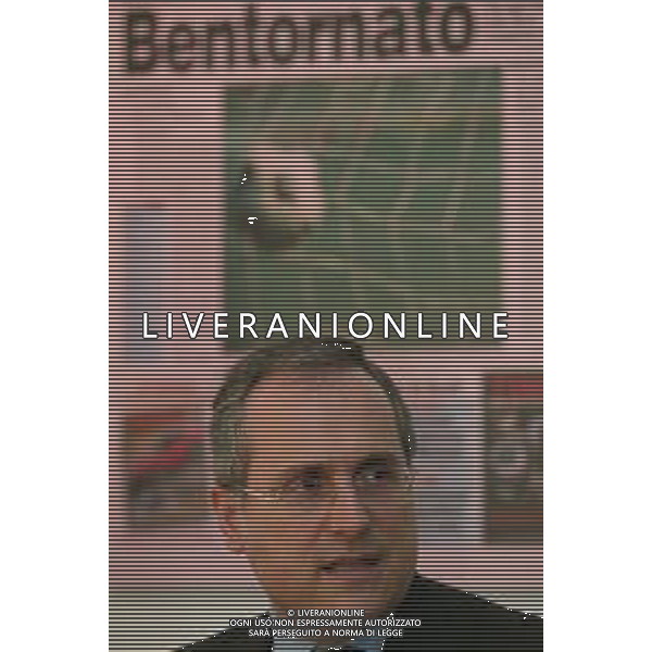 21-04-2005 MILANO REDAZIOE DELLA GAZZETTA DELLO SPORT OSPITE IL PRESIDENTE DELLA LAZIO CALCIO CLAUDIO LOTITO MELLA FOTO CLAUDIO LOTITO AG ALDO LIVERANI SAS