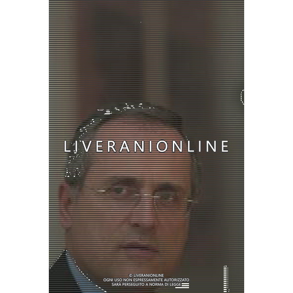 21-04-2005 MILANO REDAZIOE DELLA GAZZETTA DELLO SPORT OSPITE IL PRESIDENTE DELLA LAZIO CALCIO CLAUDIO LOTITO MELLA FOTO CLAUDIO LOTITO AG ALDO LIVERANI SAS