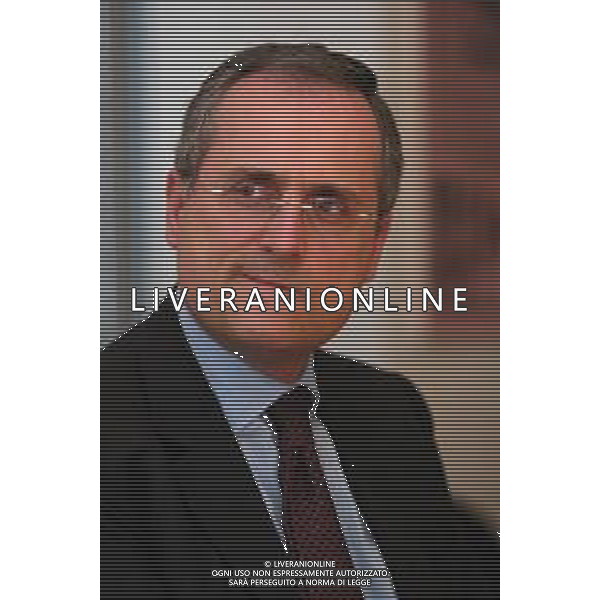 21-04-2005 MILANO REDAZIOE DELLA GAZZETTA DELLO SPORT OSPITE IL PRESIDENTE DELLA LAZIO CALCIO CLAUDIO LOTITO MELLA FOTO CLAUDIO LOTITO AG ALDO LIVERANI SAS