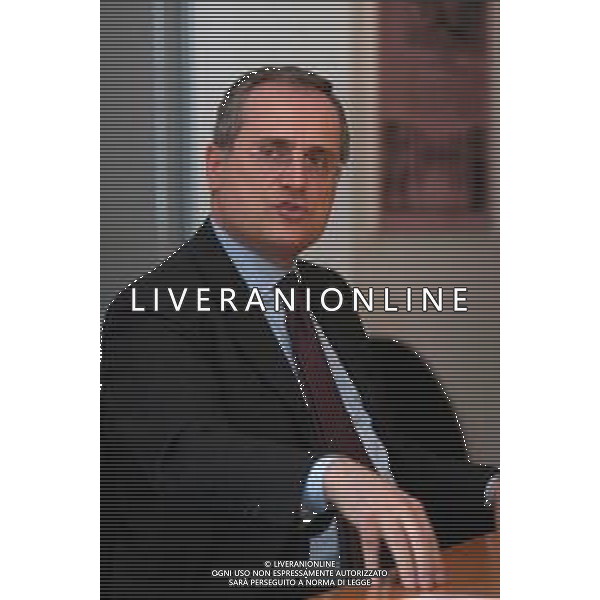 21-04-2005 MILANO REDAZIOE DELLA GAZZETTA DELLO SPORT OSPITE IL PRESIDENTE DELLA LAZIO CALCIO CLAUDIO LOTITO MELLA FOTO CLAUDIO LOTITO AG ALDO LIVERANI SAS