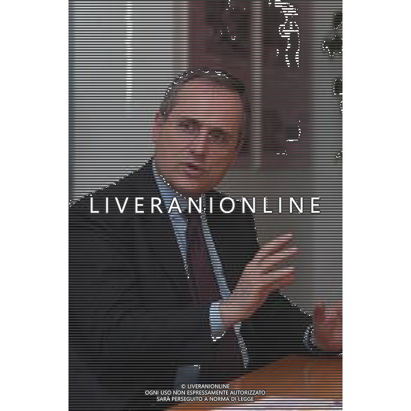 21-04-2005 MILANO REDAZIOE DELLA GAZZETTA DELLO SPORT OSPITE IL PRESIDENTE DELLA LAZIO CALCIO CLAUDIO LOTITO MELLA FOTO CLAUDIO LOTITO AG ALDO LIVERANI SAS