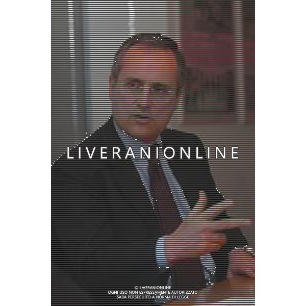 21-04-2005 MILANO REDAZIOE DELLA GAZZETTA DELLO SPORT OSPITE IL PRESIDENTE DELLA LAZIO CALCIO CLAUDIO LOTITO MELLA FOTO CLAUDIO LOTITO AG ALDO LIVERANI SAS