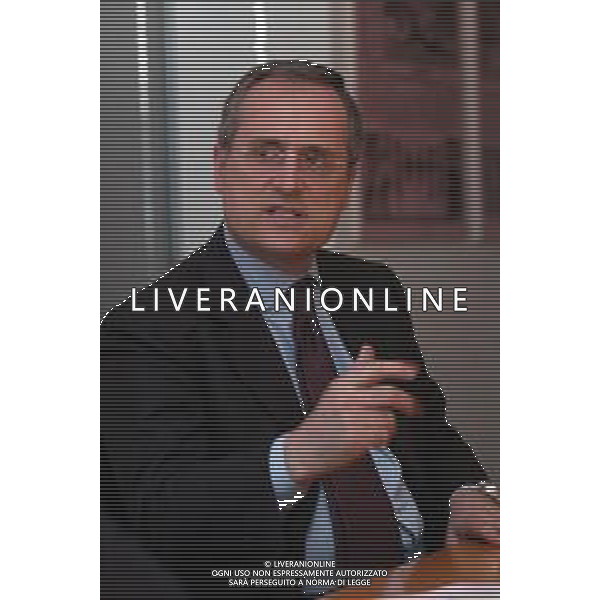 21-04-2005 MILANO REDAZIOE DELLA GAZZETTA DELLO SPORT OSPITE IL PRESIDENTE DELLA LAZIO CALCIO CLAUDIO LOTITO MELLA FOTO CLAUDIO LOTITO AG ALDO LIVERANI SAS