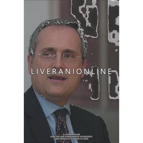 21-04-2005 MILANO REDAZIOE DELLA GAZZETTA DELLO SPORT OSPITE IL PRESIDENTE DELLA LAZIO CALCIO CLAUDIO LOTITO MELLA FOTO CLAUDIO LOTITO AG ALDO LIVERANI SAS