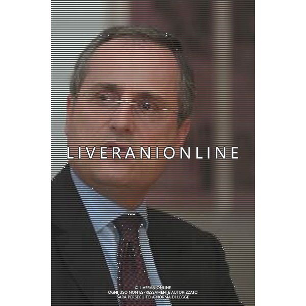 21-04-2005 MILANO REDAZIOE DELLA GAZZETTA DELLO SPORT OSPITE IL PRESIDENTE DELLA LAZIO CALCIO CLAUDIO LOTITO MELLA FOTO CLAUDIO LOTITO AG ALDO LIVERANI SAS