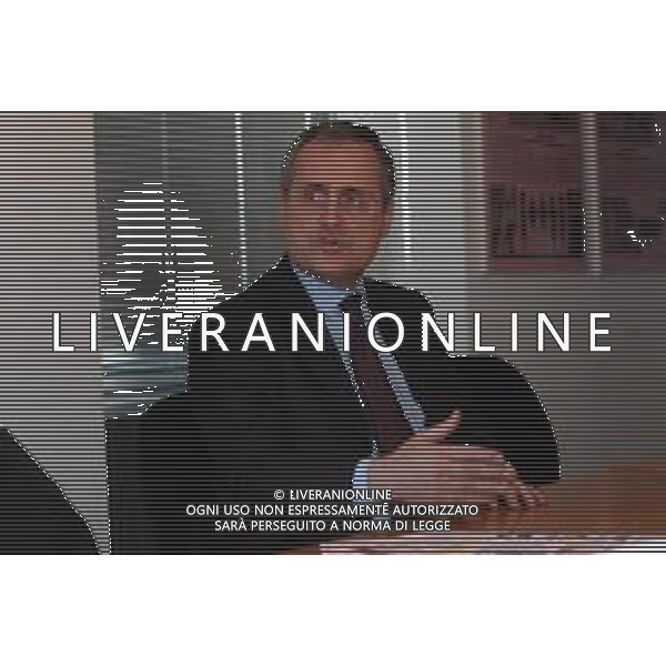 21-04-2005 MILANO REDAZIOE DELLA GAZZETTA DELLO SPORT OSPITE IL PRESIDENTE DELLA LAZIO CALCIO CLAUDIO LOTITO MELLA FOTO CLAUDIO LOTITO AG ALDO LIVERANI SAS