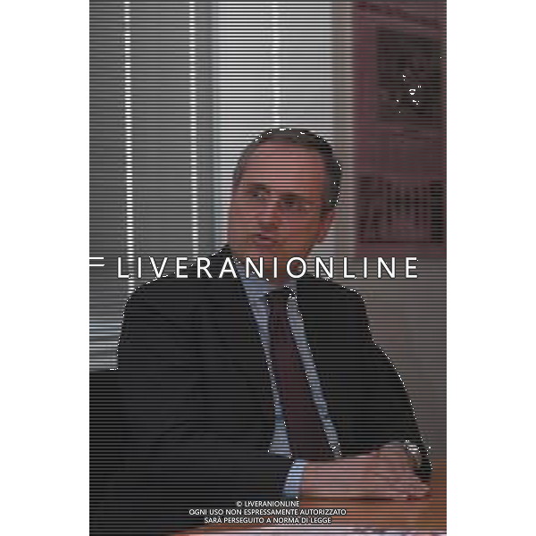 21-04-2005 MILANO REDAZIOE DELLA GAZZETTA DELLO SPORT OSPITE IL PRESIDENTE DELLA LAZIO CALCIO CLAUDIO LOTITO MELLA FOTO CLAUDIO LOTITO AG ALDO LIVERANI SAS