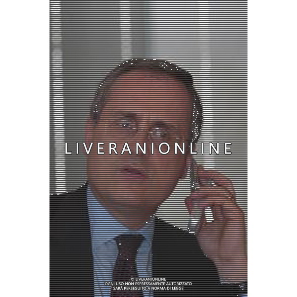 21-04-2005 MILANO REDAZIOE DELLA GAZZETTA DELLO SPORT OSPITE IL PRESIDENTE DELLA LAZIO CALCIO CLAUDIO LOTITO MELLA FOTO CLAUDIO LOTITO AG ALDO LIVERANI SAS