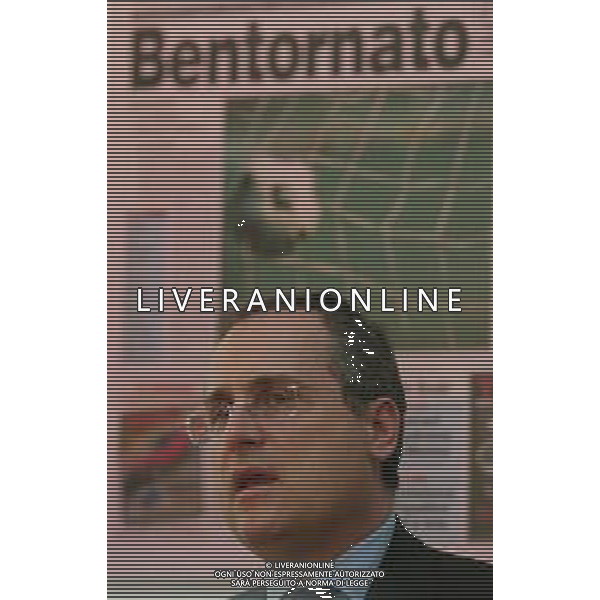 Milano 21 Aprile 2005 Servizio commissionato Lotito Claudio in redazione alla Gazzetta dello Sport foto Andry / Ag. Aldo Liverani